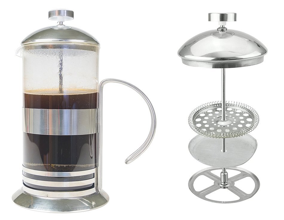 Gear Ultimate French Press: 8 Cup/4 Mug/34 Oz Coffee Tea Espresso Maker, Plunger, Press Pot, Cafetiere, with Stainless... N9