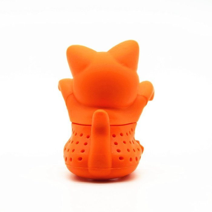 Silicone Cat Tea Spice Leaf Infusers Strainer Diffuser Herbal Loose Filter N4