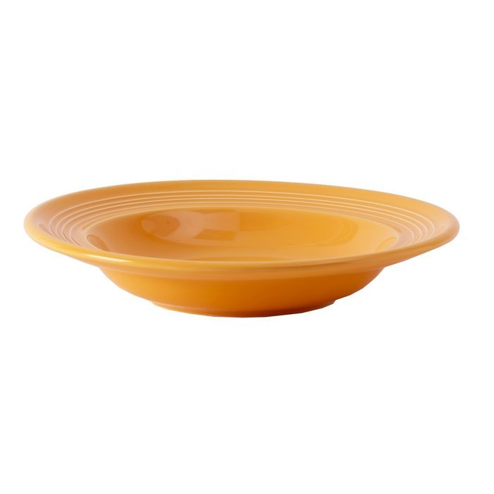 Tuxton Home Concentrix Bowl (Set of 4), 13 oz, Cayenne Red; Restaurant Grade Nonporous Virtrified China; Thermal... N41