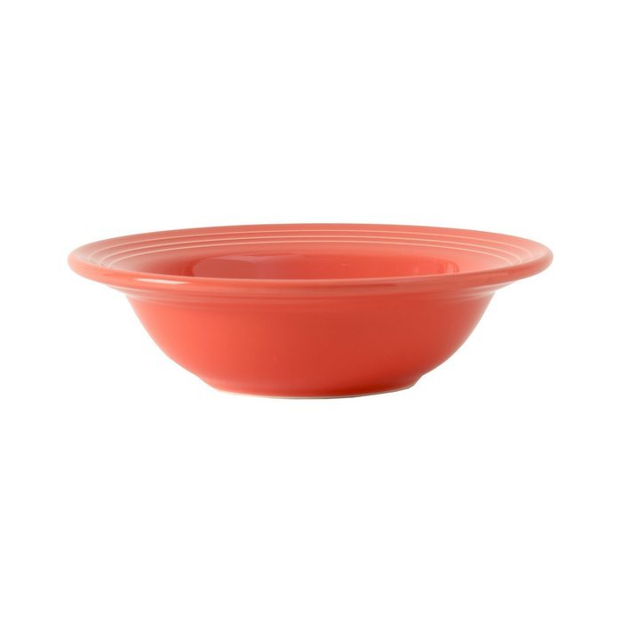 Tuxton Home Concentrix Bowl (Set of 4), 13 oz, Cayenne Red; Restaurant Grade Nonporous Virtrified China; Thermal... N44