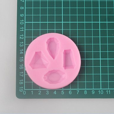 Y&XL&H Gem Shaped Fondant Cake Chocolate Silicone Mold, Decoration Tools Bakeware N4