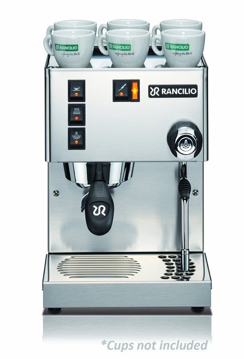 Rancilio Silvia Espresso Machine with Iron Frame and Stainless Steel Side Panels, 11.4 by 13.4-Inch N5