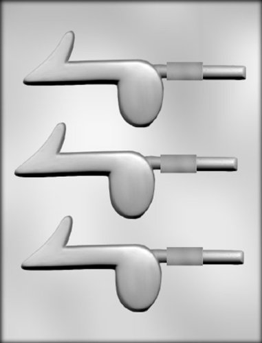CK Products 4-Inch Musical Note Sucker Chocolate Mold