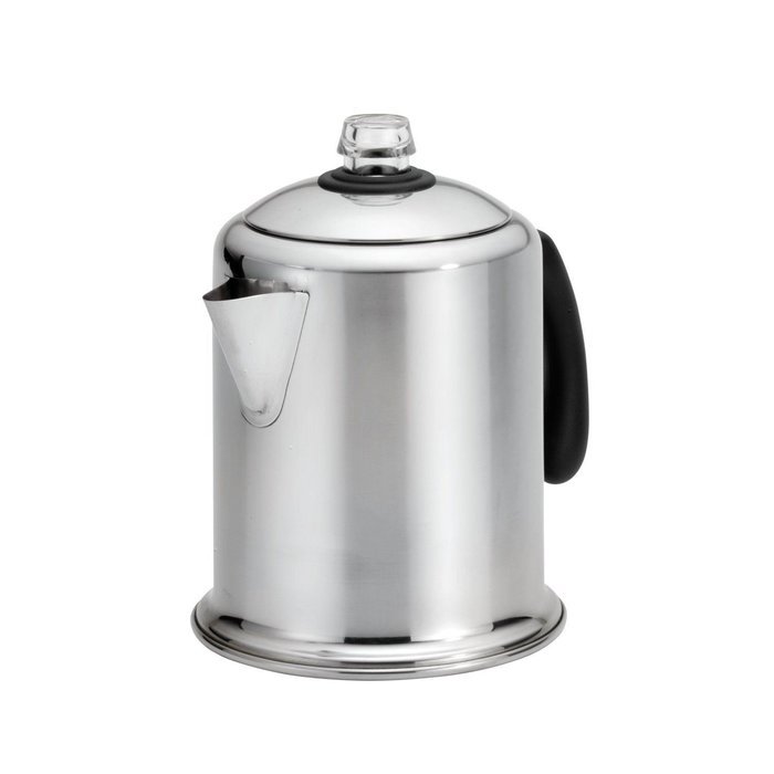 Farberware Classic Stainless Steel Yosemite 8-Cup Coffee Percolator, New by WW shop N4