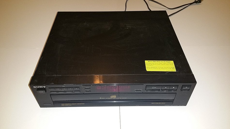 Sony 5 Disc Compact Disc Cd Player Changer Cdp-c211 N5