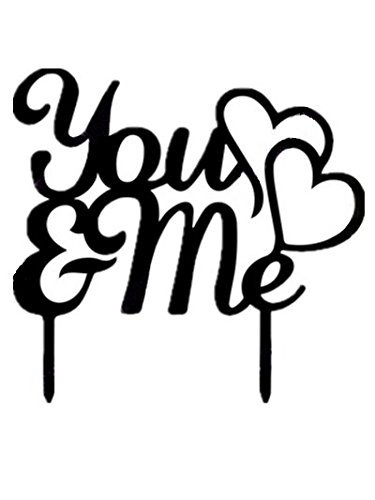 Mr & Mrs Bride and Groom Silhouette Wedding Cake Topper Pick COVERED WITH A PROTECTIVE LAYER WHICH SHOULD BE TORN... N30