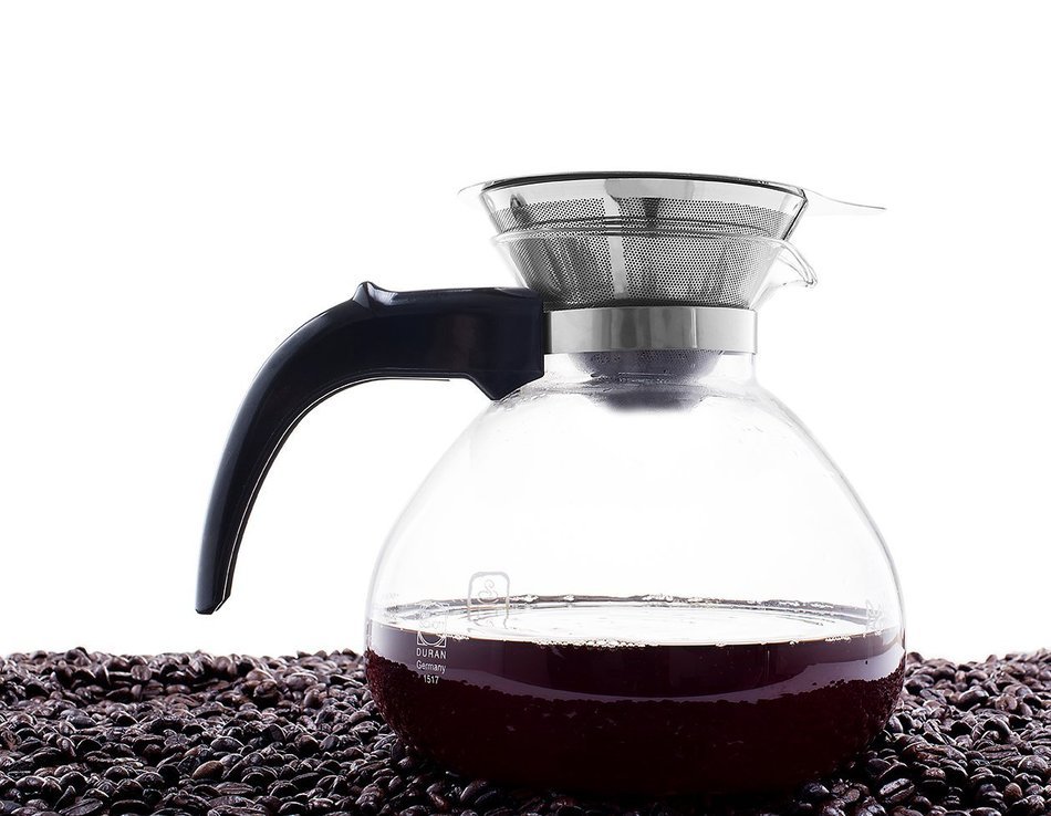 RIALTO Permanent Coffee Filter - Stainless Steel Pour Over Coffee Dripper - Reusable cone with pour over coffee... N5