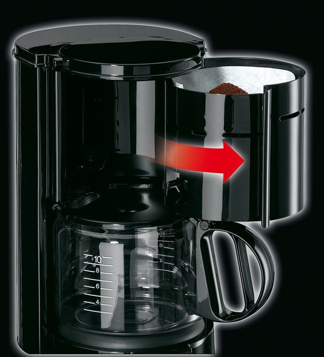 Braun KF47 BK Braun KF47 Black 10-Cup Coffee Maker, 220V (Non-USA Compliant), Black N3