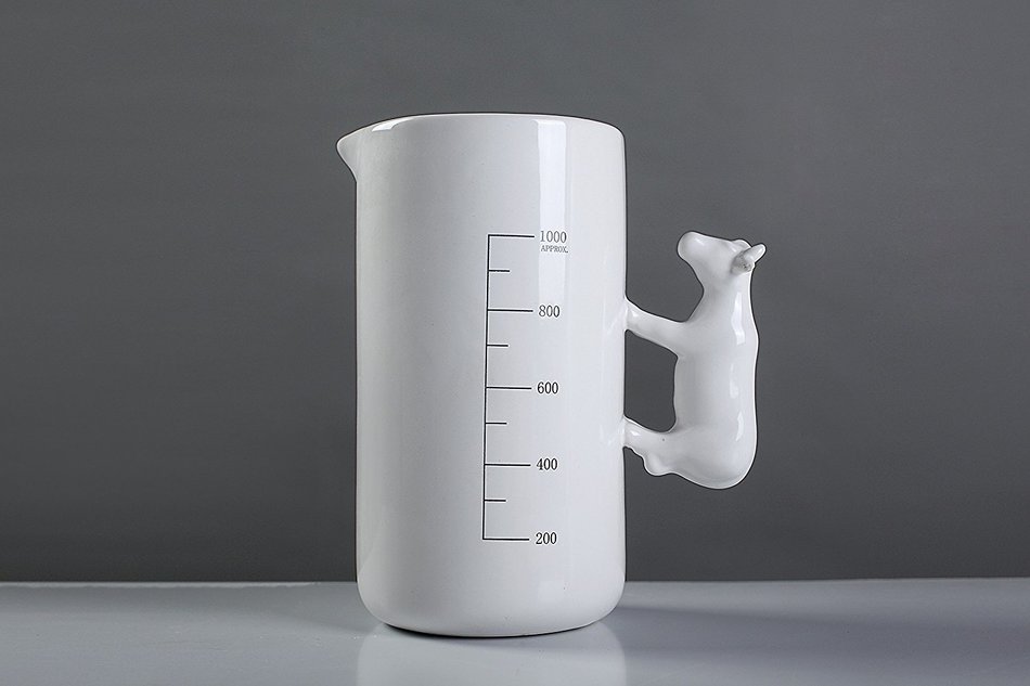 Tea Storage Bulk Candy Jars, Ceramic Reindeer Kitchen Canister Decor N42