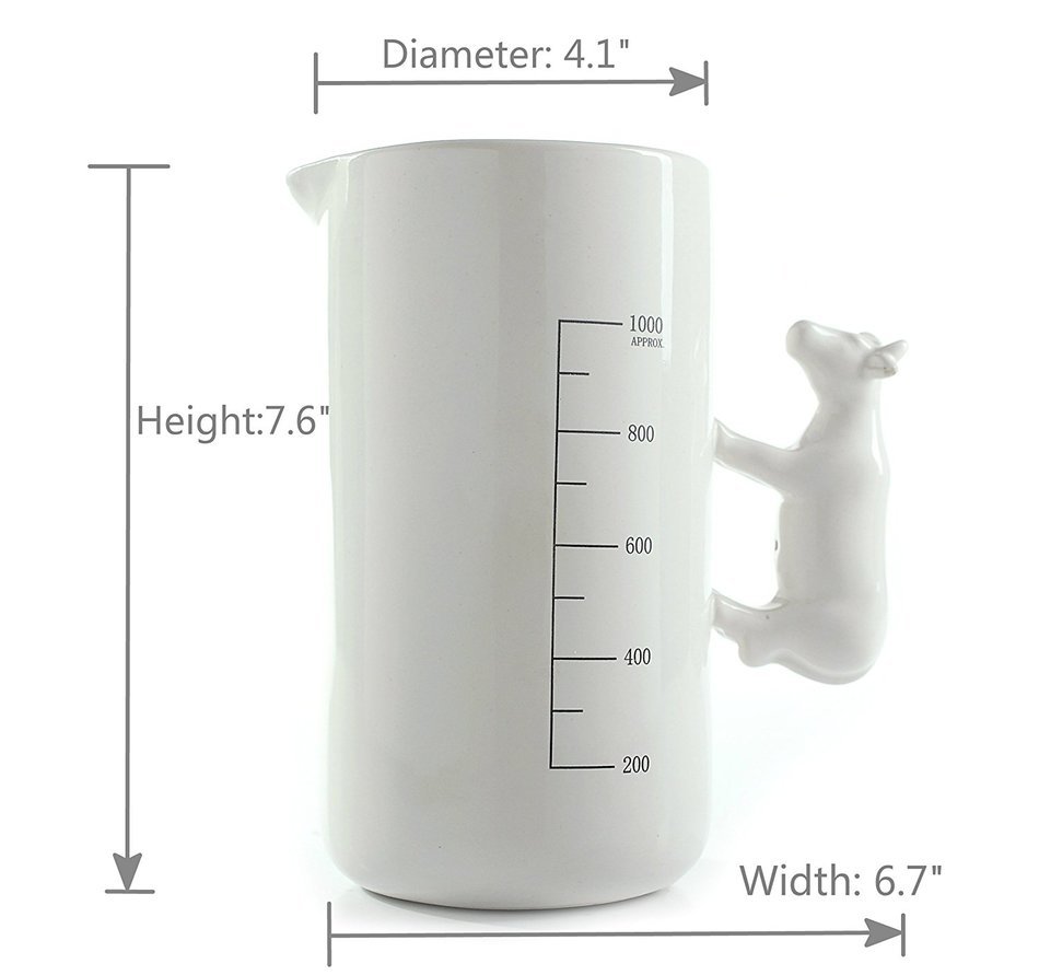 Tea Storage Bulk Candy Jars, Ceramic Reindeer Kitchen Canister Decor N43