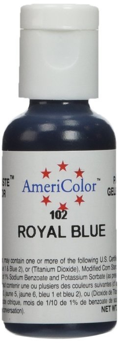 AmeriColor Soft gel paste Royal Blue .75 oz. bottle GP102