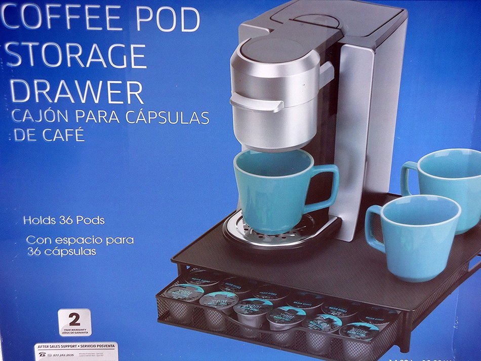 Crofton Steel 36 Pod Capacity Coffee Pod Drawer