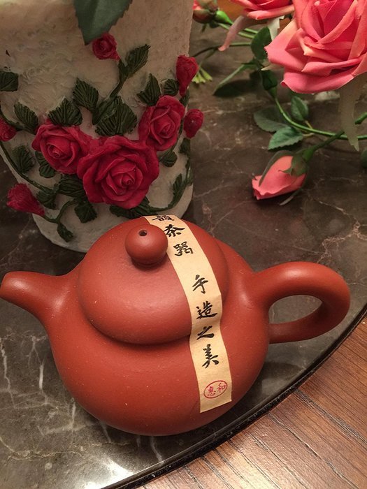 Music City Tea Yixing Tea Pot with 5oz Capacity High Recommend Red #001 N2