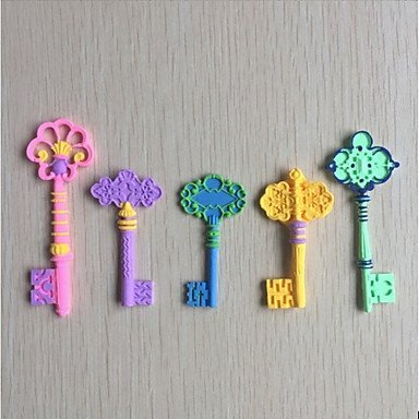 Y&XL&H Ou Shigu Metal Key DIY Baking Cups Fondant Cake Chocolate Silicone Mold, Decoration Tools Bakeware N3