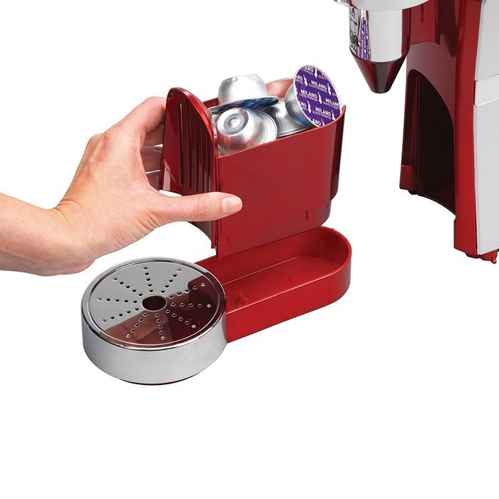 Bialetti 06772 I Caffe d'Italia DIVA, Red N7