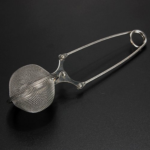 "Stainless Steel Tea Spoon Filter Mesh Ball Infuser Strainer" shopping N6