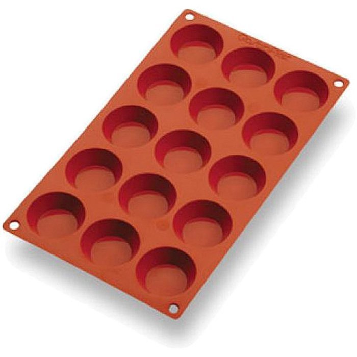 Matfer Bourgeat Silicone Gastroflex Mini Tart Pan, Sheet Of 15 257925 N2
