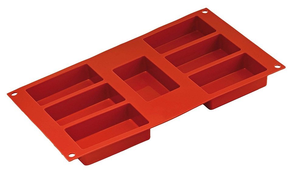 Silikomart SF128/C Silicone Classic Collection Mold Shapes, Shallow Brick, Extra Large N3