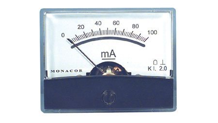 Tenma PM-2/100MA 100 mA Comact Panel Mount Ammeter