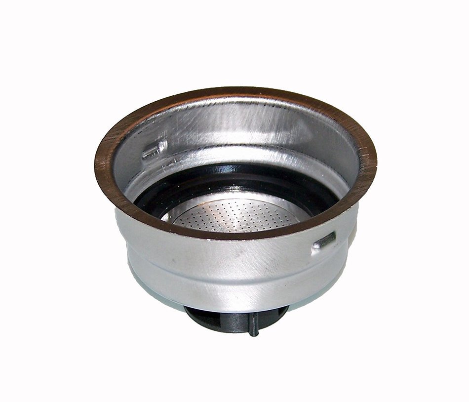 Delonghi 2 Cup Filter Assembly - For Models BAR18, EC140BEXC, EC220, EC300M, ECOV310AZ