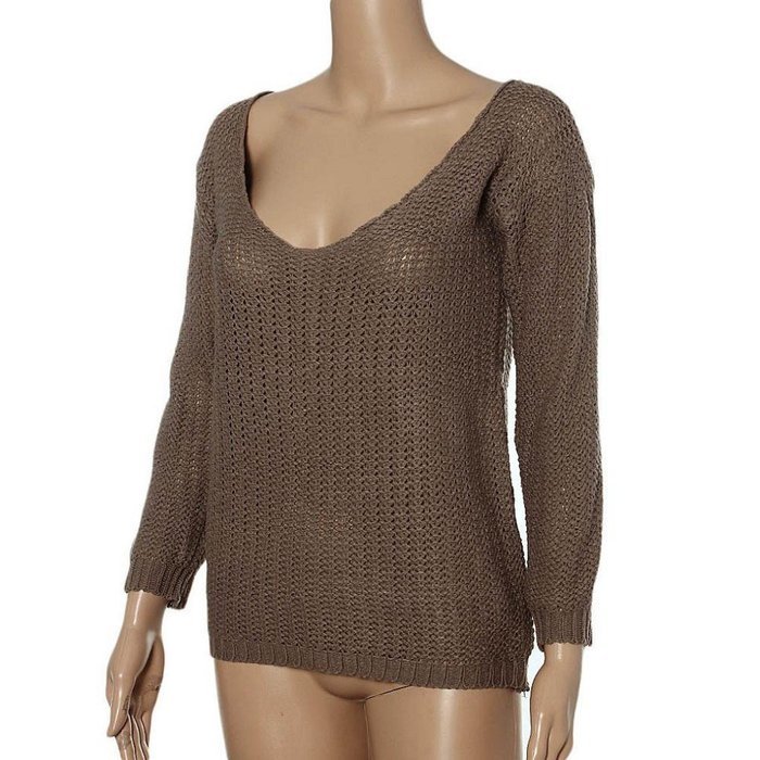 V-Neck Pullover Tops,Morecome Womens Long Sleeve Jumper Cardigan Loose Sweaters Jacket (S) N2