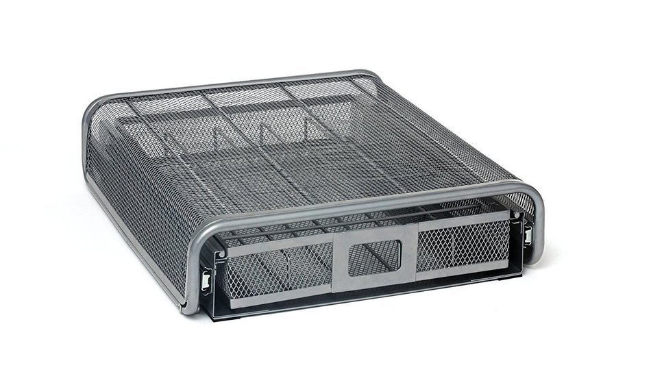 Lipper International 8690G Rolling Single Serve Coffee Pod Drawer, Gray