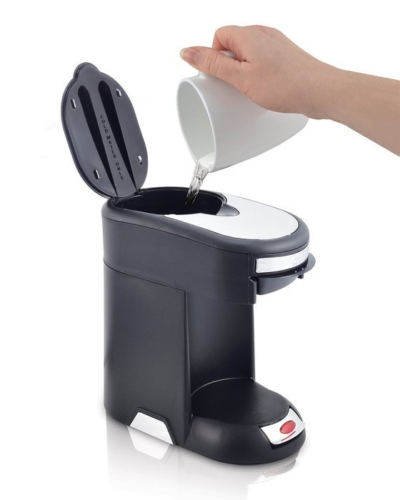 Caf&eacute; Valet Black/Silver Single Serve Coffee Brewer, Exclusively for use with Caf&eacute; Valet Coffee Packs N5