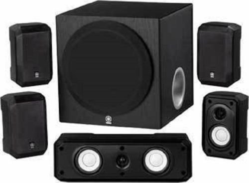 Yamaha NS-SP1800BL 5.1-Channel Home Theater Speaker System with Advanced YST