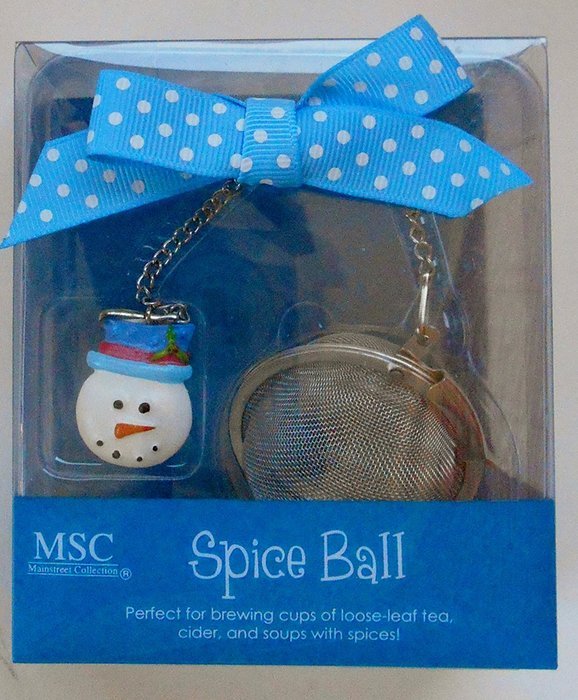 Winter Snowman Spice Ball