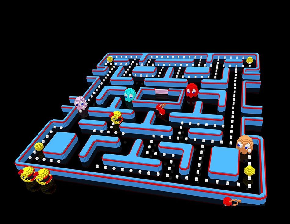 Pacman Retro Video Game Arcade Pixelated Edible Image Photo Sugar Frosting Icing Cake Topper Sheet Personalized...