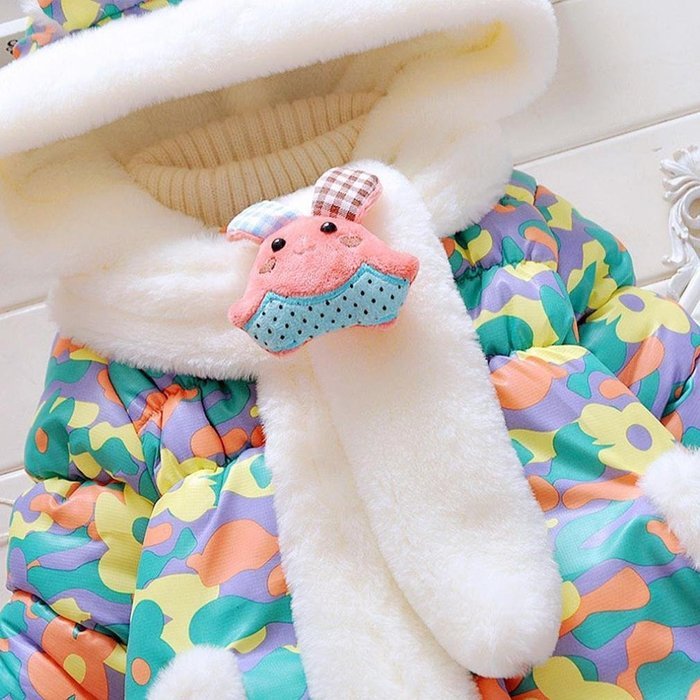 Baby Infant Girls Clothes,Laimeng Fur Winter Warm Hooded Coat Cloak Jacket Thick Warm Clothes (S, Green) N12