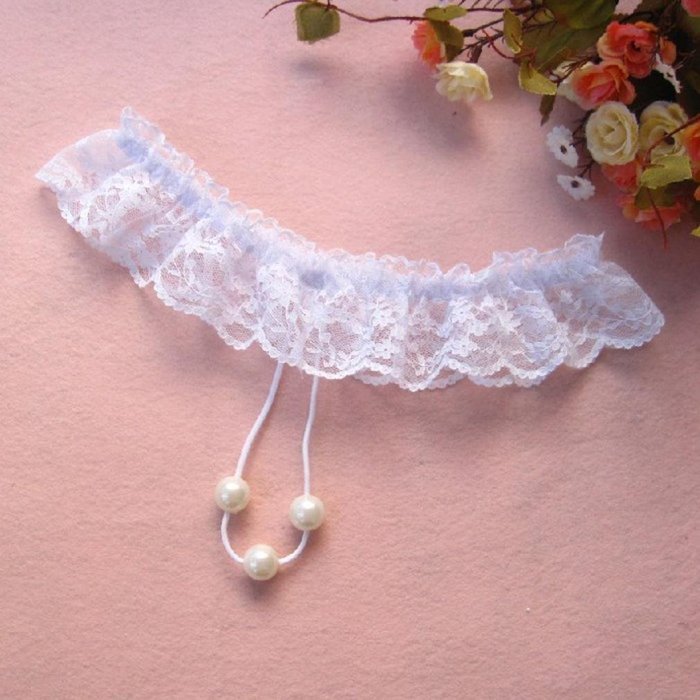 Underpants ，Beautyvan Comfortable 2016 New Thongs G-string Lace Pearl Panties Lingerie Underwear (Red) N4