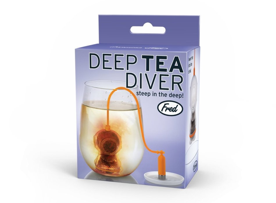 Fred & Friends DEEP TEA DIVER Silicone Tea Infuser N24
