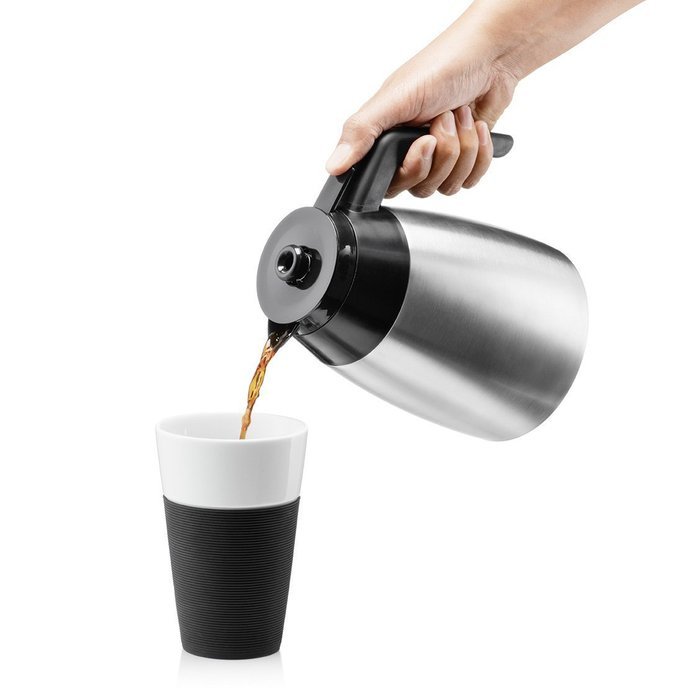 Bodum 11001-01TG Bistro Automatic Pour Over Coffee Machine with Thermal Carafe, 40 oz, Black