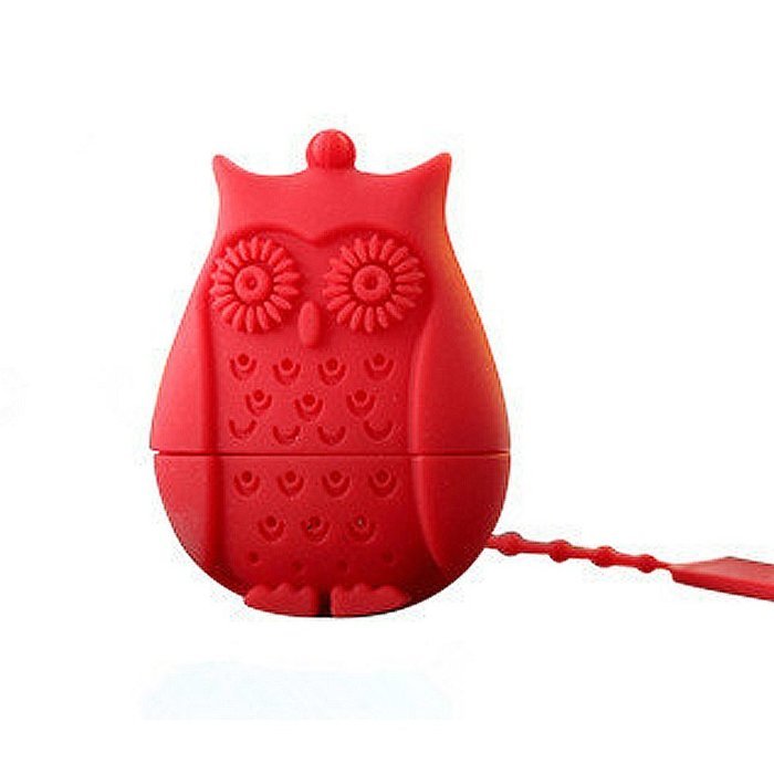 SIO Diffuser Tea Infuser Owl Strainer Bags Herbal Spice Cup Mug Filter Random Color N2