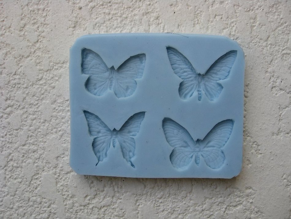 Handmade Silicone Fondant Mold/butterfly deco mold 01-98977