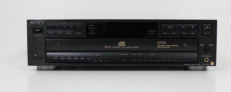 Sony CDP-C67ES 5 Disc Compact Disc CD Player Changer