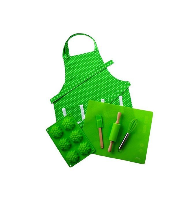 Purple Children's Baking Set with Matching Personalized Apron by Dikor N11