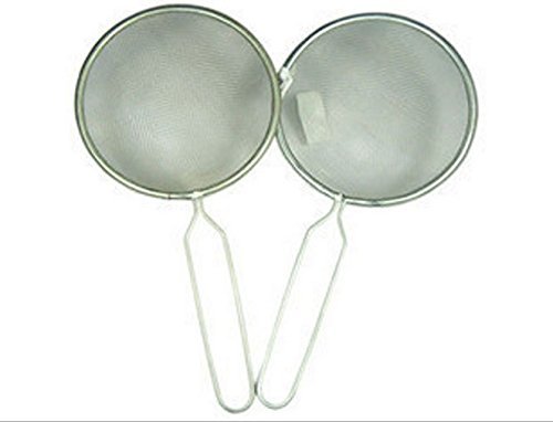 Efbock Stainless Steel Fruit Juicer Filter Screen Colander Strainer Soybean Milk Oil Removal Filter Net N2