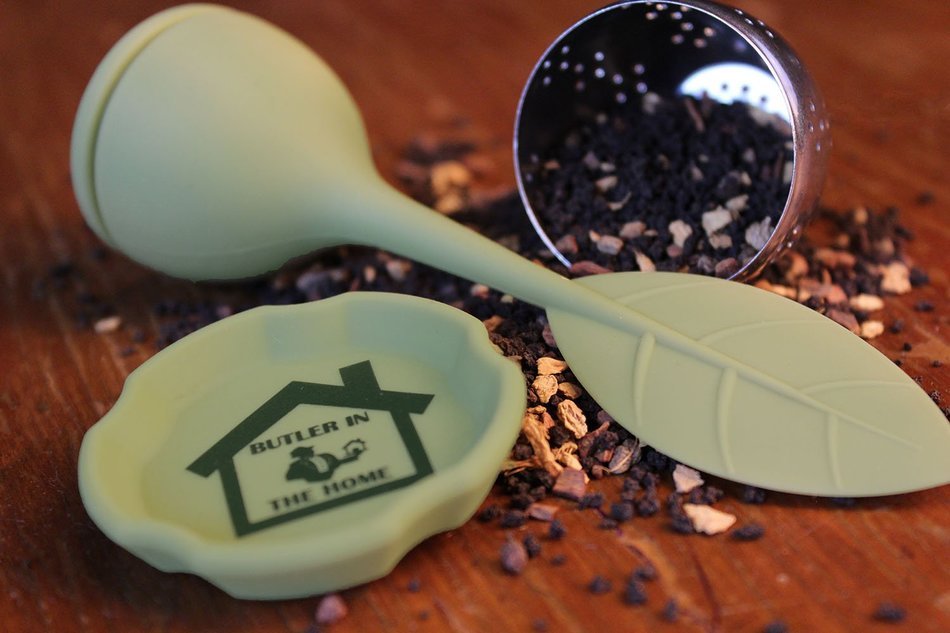 Tea Infuser 2 Pack Butler in the Home Loose Leaf Tea Water Infuser Steeper Strainer Filter Silicone and Stainless... N5