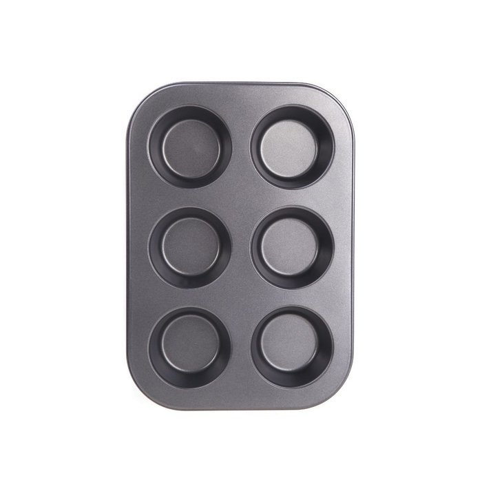 Anself 6 Cups Muffin Baking Cupcake Pan Set NonStick Mould Mold for Dishwasher Safe N2