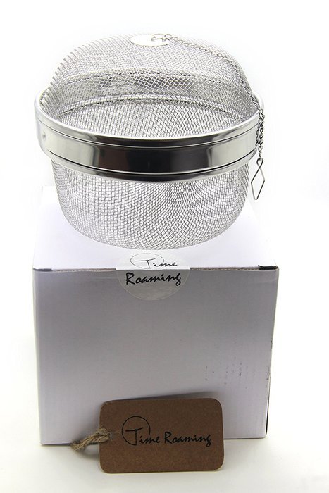 Time Roaming 5.1"D stainless steel mesh tea ball infuser N4