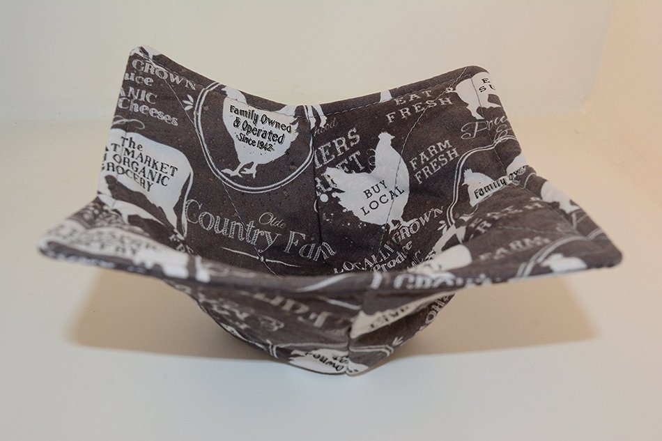 Microwave Bowl Cozies // Set of 3 // 1 Small Bowl Cozy // 1 Medium Bowl Cozy // 1 Dinner Plate Cozy // Locally... N5