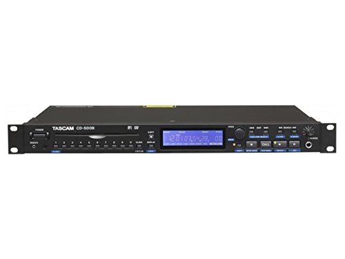 Tascam CD-500B Single Rackspace CD Player Bundle N3