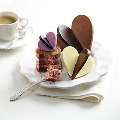 Y&XL&H DIY 3D Love Heart Brick Shape Chocolate Plugin Mold for Cake Decoration Silicone Material N4