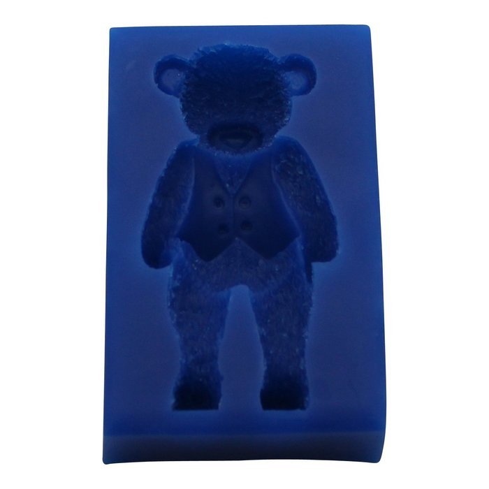First Impressions Molds TB114 Silicone Mold, Ted E. Bear