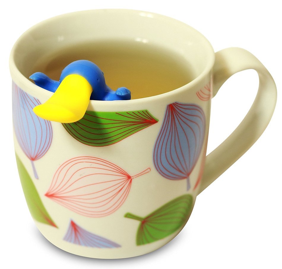 Happy Platypus Loose Leaf Tea Infuser Strainer for Herbal Weight Loss Tea and Mulling Spices Made from Food-Grade... N7