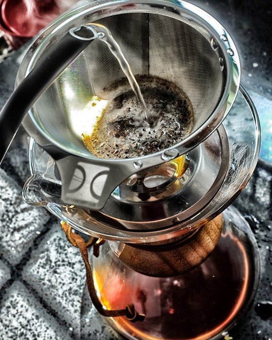 The Elan Collective Premium Stainless Steel Pour Over Coffee Dripper - Reusable Permanent Paperless Cone Coffee... N2