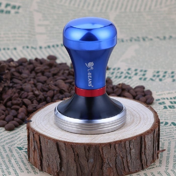 Himine Stainless Steel 399g Coffee Bean Tamper 58mm Espresso Tamper (Black) N12