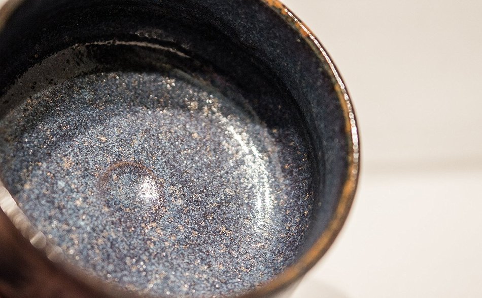 Matcha bowl chawan Hagiyaki Aoyagi blue Artist Artwork N6